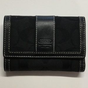 Coach Signature Logo Wallet